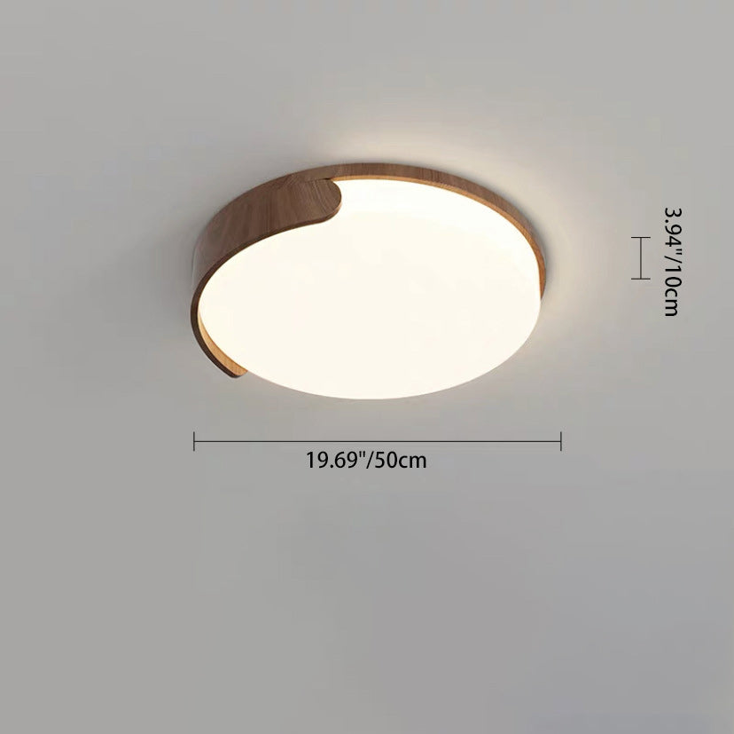 Modern Mid-century Iron & Acrylic Cloud-Inspired LED Flush Mount Ceiling Light For Living Room & Bedroom