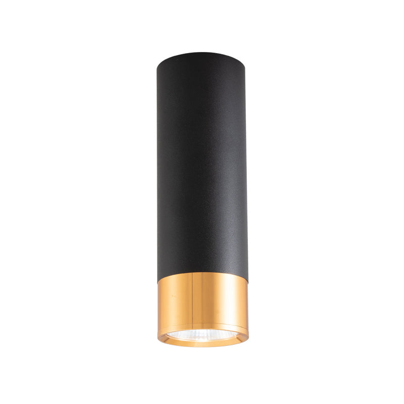 Contemporary Nordic Aluminum Glass Cylindrical LED Flush Mount Ceiling Light Spotlight For Hallway & Living Room