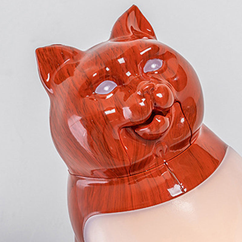 現代的でクリエイティブな充電式ABS&PC製ラッキーキャットLEDウォールスコンスランプ、寝室&廊下用ナイトライト