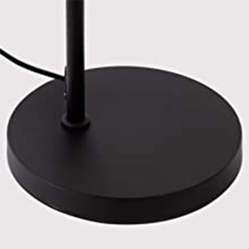 Modern Minimalist Iron Glass Pillar 1-Light Standing Floor Lamp For Living Room And Bedroom