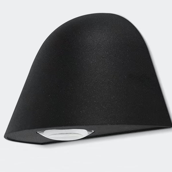 Contemporary Nordic Waterproof Aluminum Doorbell-Inspired LED Wall Sconce Lamp For Outdoor Patio
