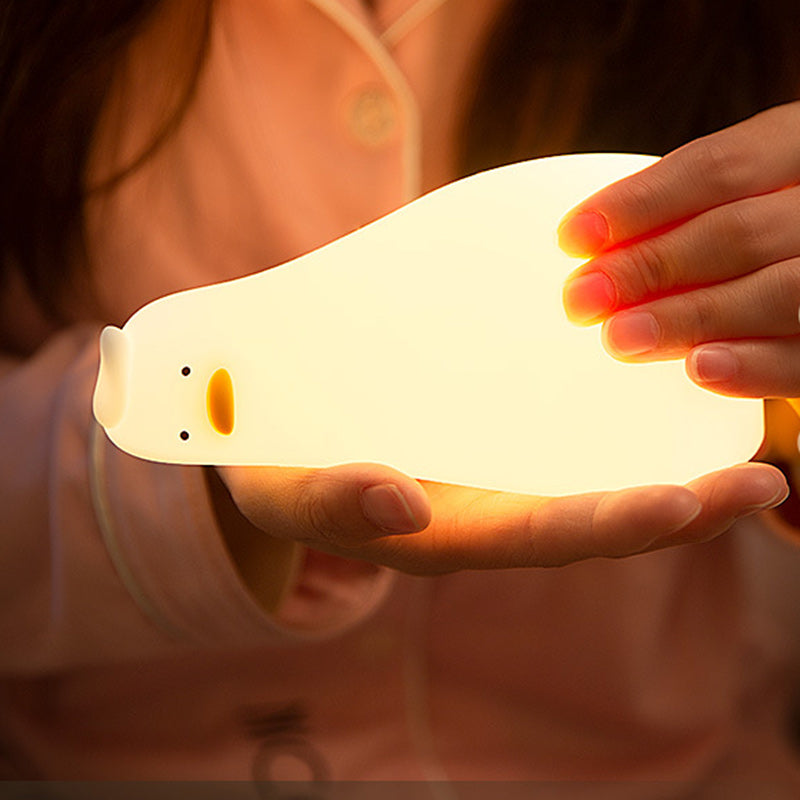 Contemporary Creative Duck Silicone LED Table Lamp For Living Room