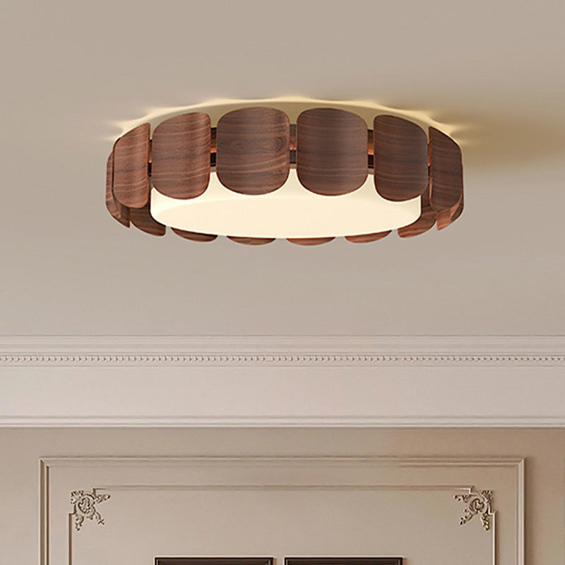 مصباح سقف LED دائري عصري بسيط من الحديد الأكريليك لغرفة المعيشة