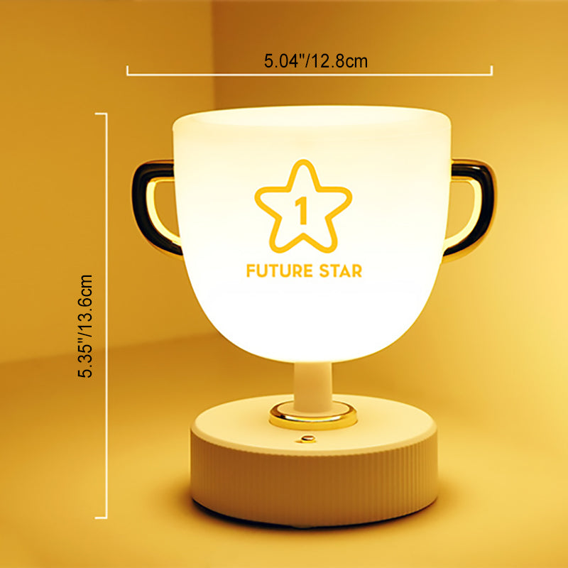 Contemporary Creative Cup Plastic LED Table Lamp For Living Room