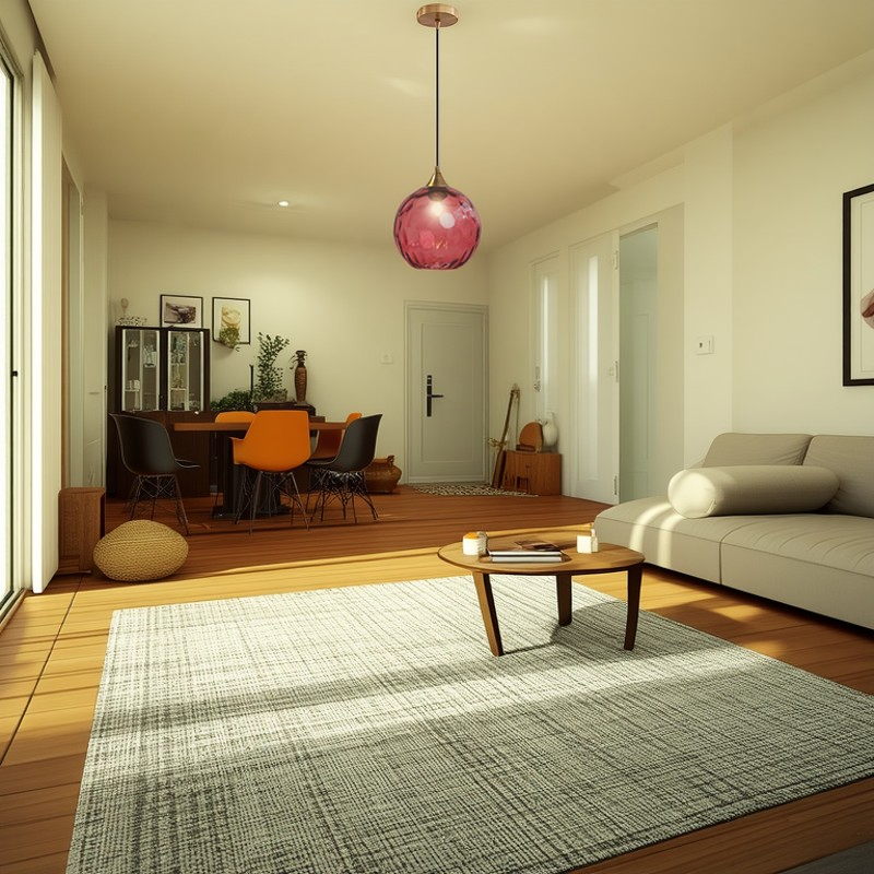 Modern Minimalist Spherical Round Iron Glass 1-Light Pendant Light For Dining Room
