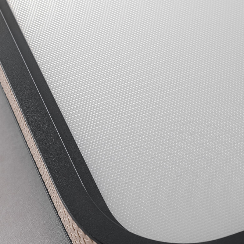 Modern Minimalist Square Aluminum Diamond Panel Faux Leather LED Flush Mount Ceiling Light For Bedroom