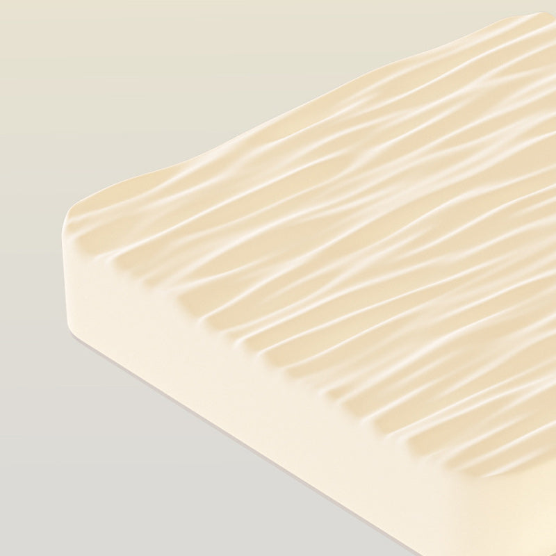 مصباح سقف LED مدمج بتصميم عصري بسيط على شكل مستطيل مربع من الحديد الشبكي لغرفة المعيشة