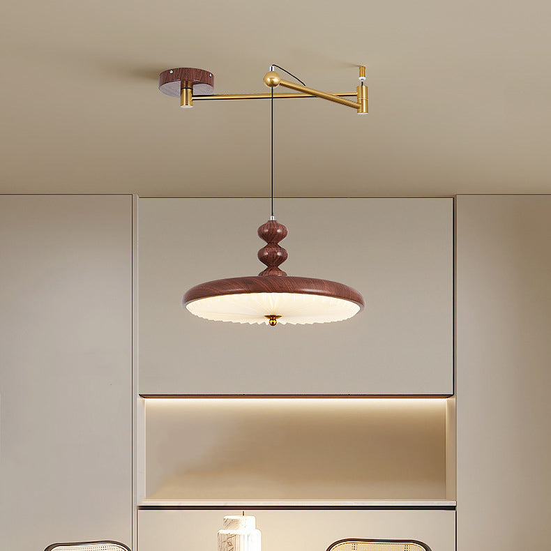 مصباح LED معاصر من الحديد المطاوع بتصميم نورديك، مصنوع من الخرز الدائري البيضاوي المتأرجح، مصنوع من مادة البولي فينيل كلوريد لغرفة المعيشة