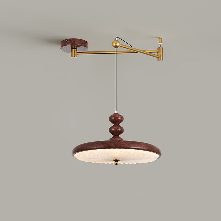 مصباح LED معاصر من الحديد المطاوع بتصميم نورديك، مصنوع من الخرز الدائري البيضاوي المتأرجح، مصنوع من مادة البولي فينيل كلوريد لغرفة المعيشة