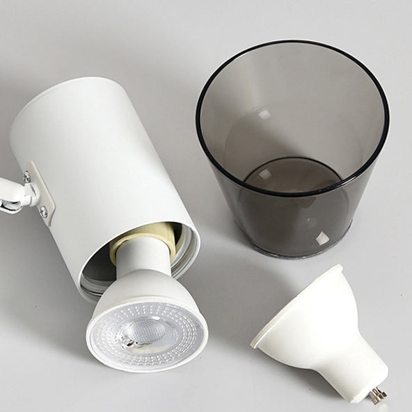 Modern Minimalist Round Cone Horn Shape Aluminum Acrylic 1-Light Wall Sconce Lamp For Bedroom