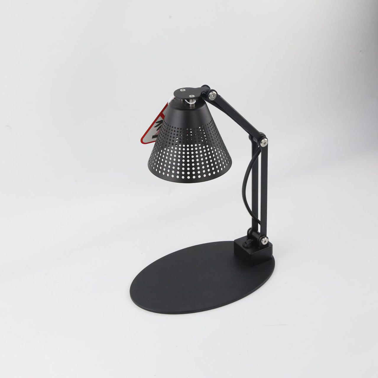 Modern Minimalist Romantic Collapsible Cylinder Striped Iron Glass Shade 1-Light Aroma Melting Wax Table Lamp For Bedroom