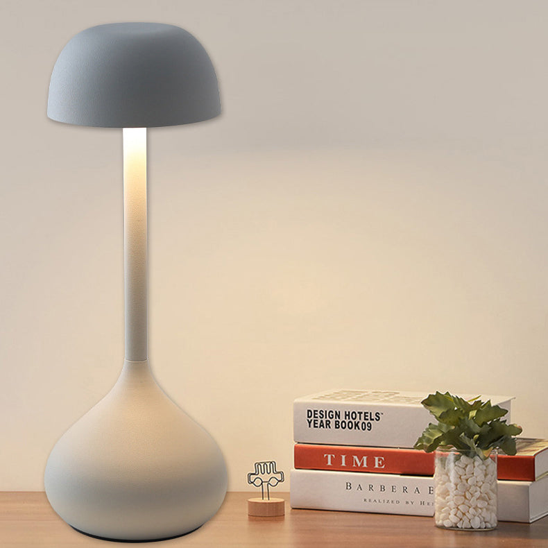 Contemporary Nordic Round Cylinder Aluminum LED Table Lamp For Living Room