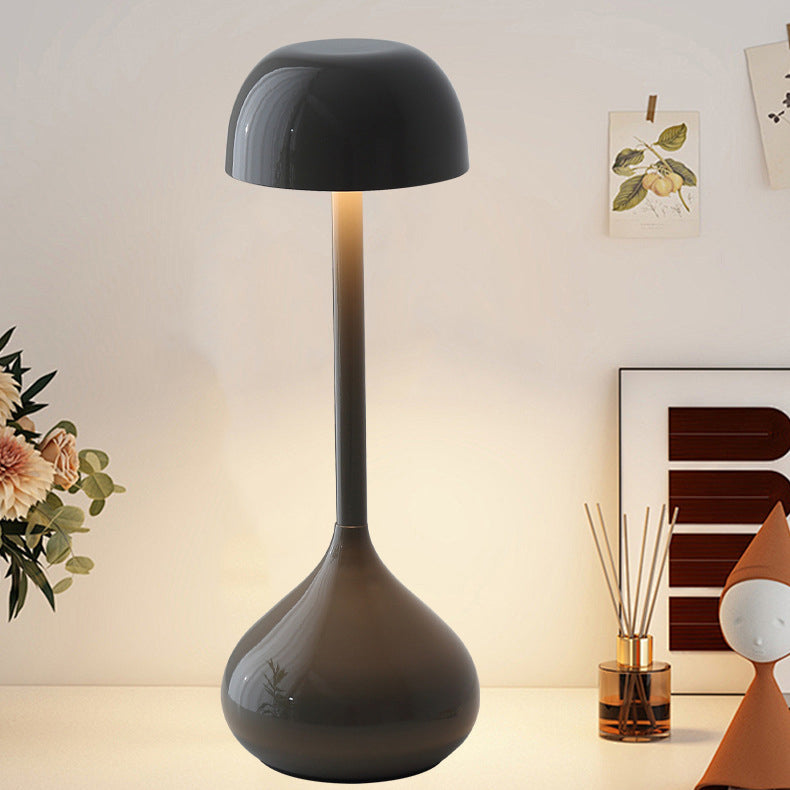 Contemporary Nordic Round Cylinder Aluminum LED Table Lamp For Living Room