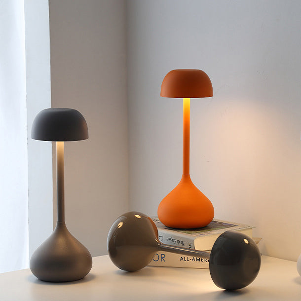 Contemporary Nordic Round Cylinder Aluminum LED Table Lamp For Living Room