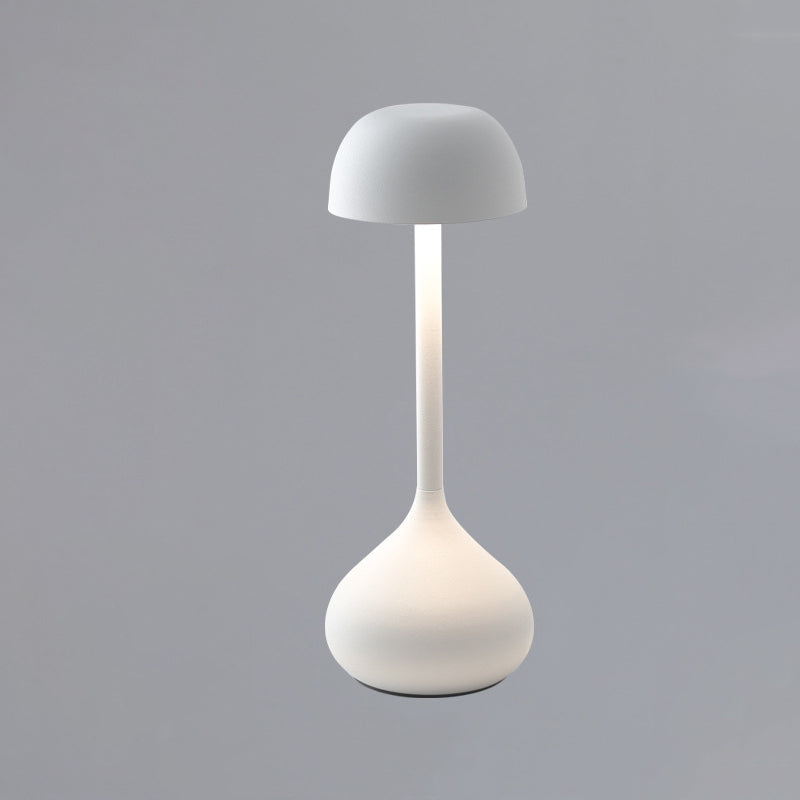 Contemporary Nordic Round Cylinder Aluminum LED Table Lamp For Living Room