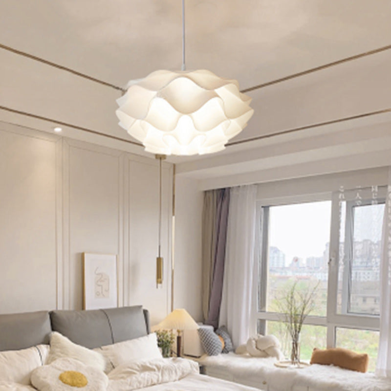 Modern Minimalist Cloud Iron Acrylic 1-Light Pendant Light For Living Room