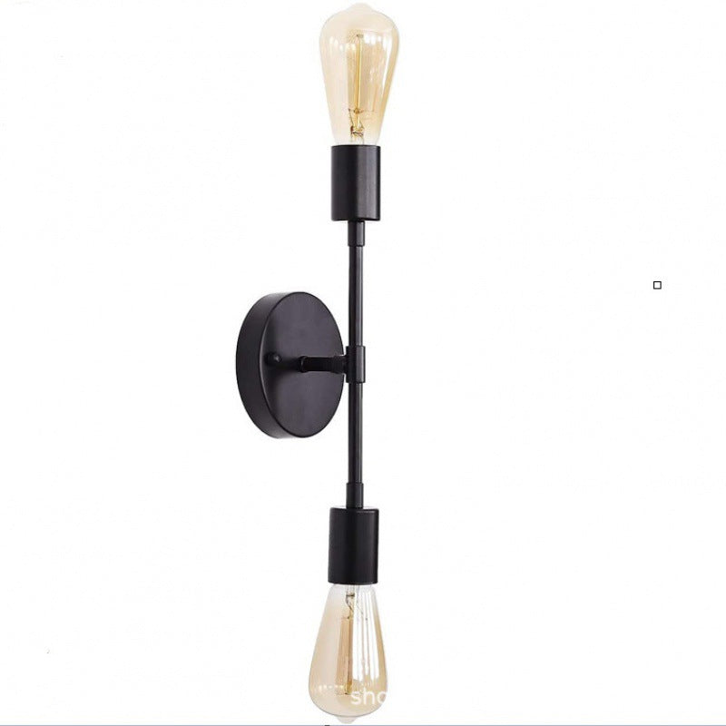 Modern Minimalist Stripe Iron 1/2-Light Wall Sconce Lamp For Living Room