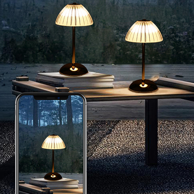 Contemporary Nordic Dome Iron Acrylic LED Table Lamp For Living Room