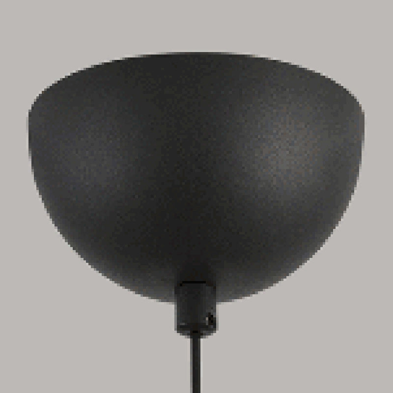 Modern Minimalist Round Iron Glass Acrylic LED Pendant Light For Living Room