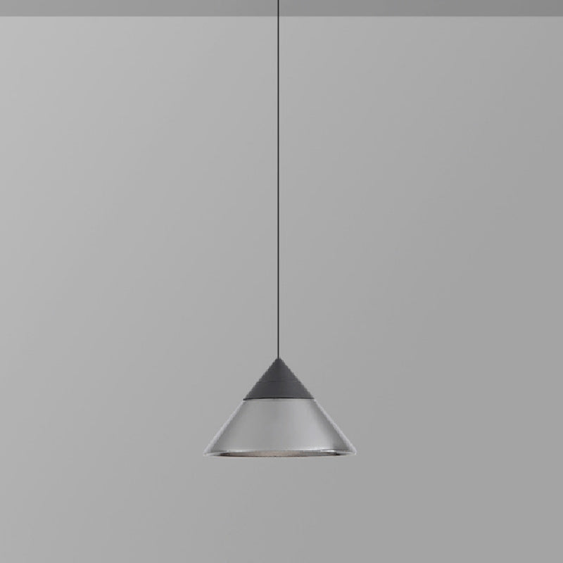 Modern Minimalist Round Iron Glass Acrylic LED Pendant Light For Living Room