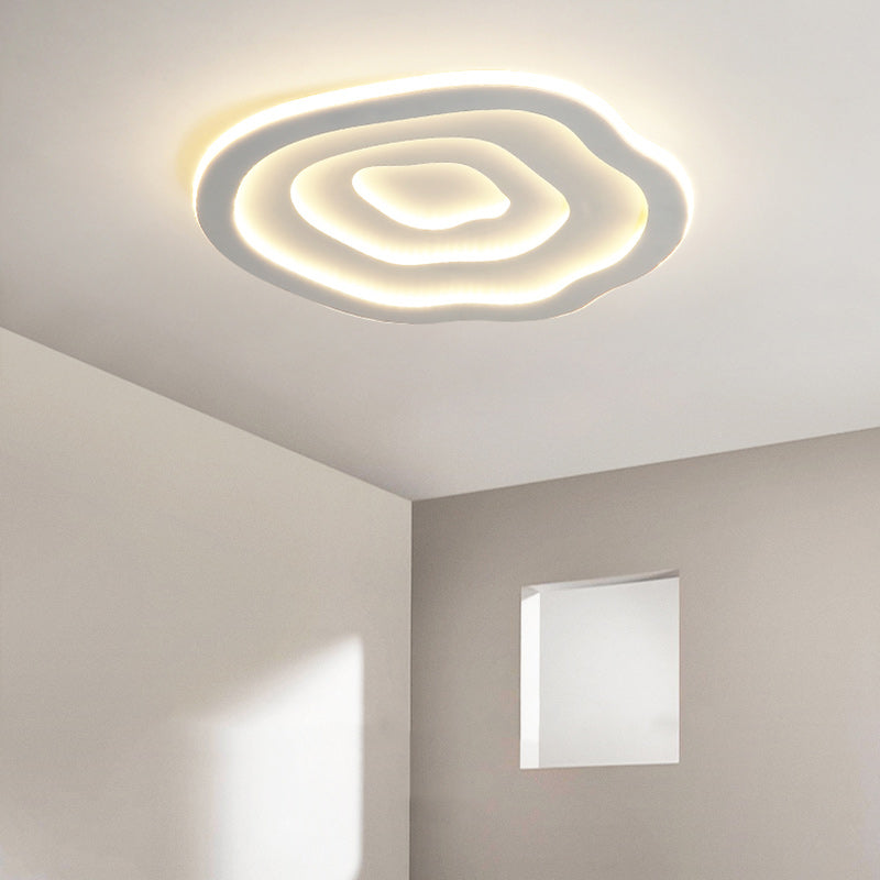 Contemporary Creative Cloud Iron Acrylic LED Flush Mount Ceiling Light For Living Room