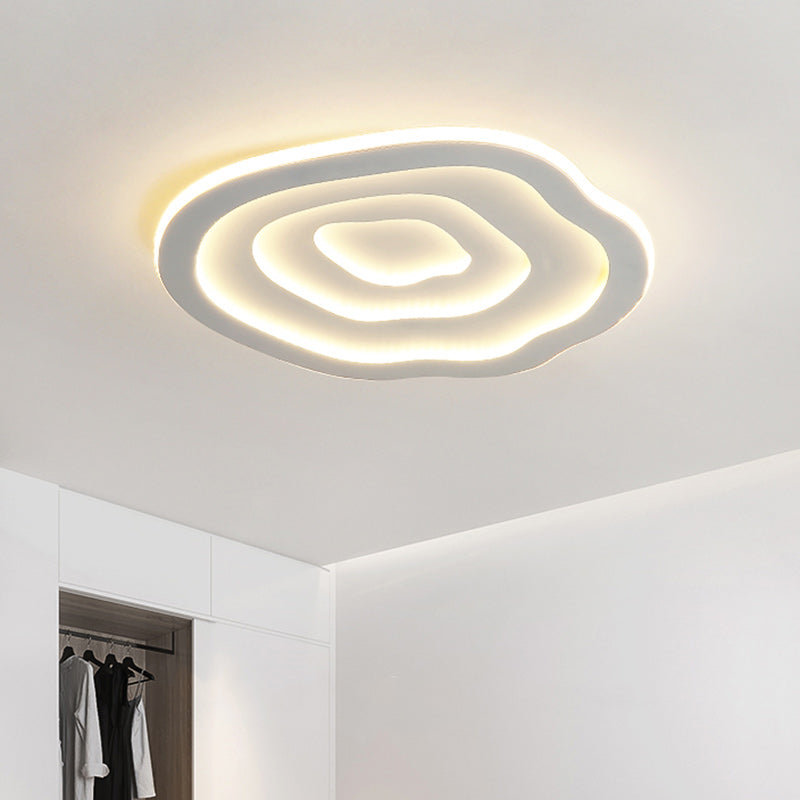 Contemporary Creative Cloud Iron Acrylic LED Flush Mount Ceiling Light For Living Room