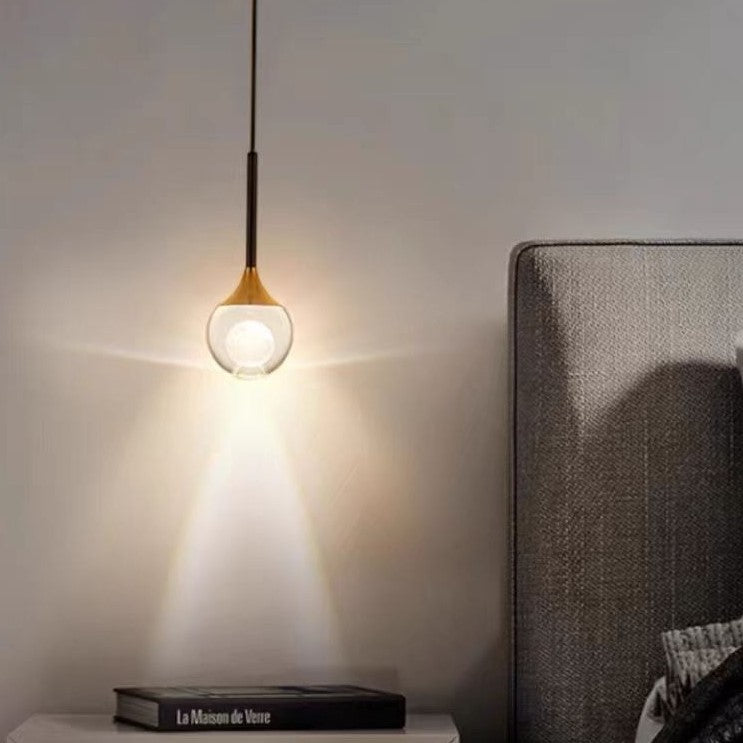 مصباح LED معاصر من الحديد الكريستالي على شكل كرة أرضية نورديك لغرفة المعيشة