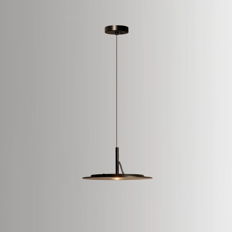 Modern Minimalist Round Iron LED Pendant Light For Living Room