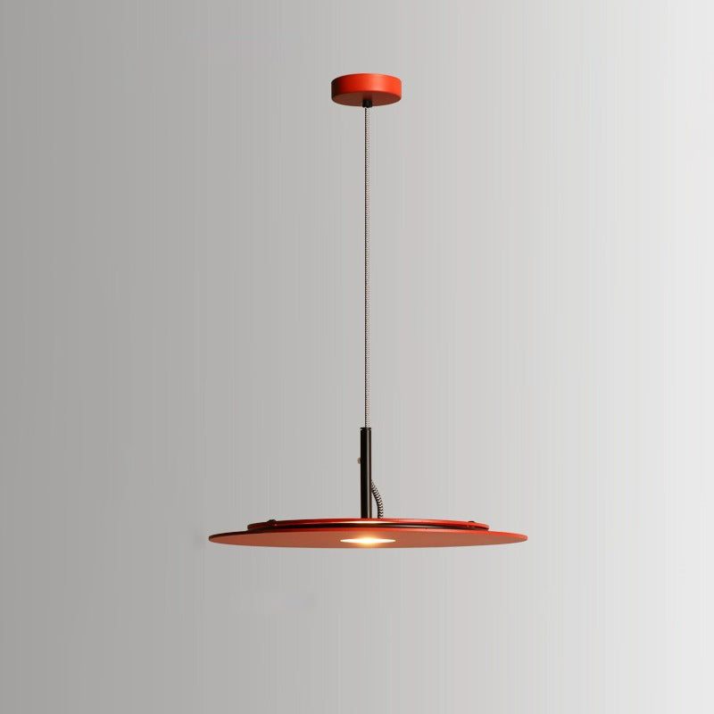 Modern Minimalist Round Iron LED Pendant Light For Living Room