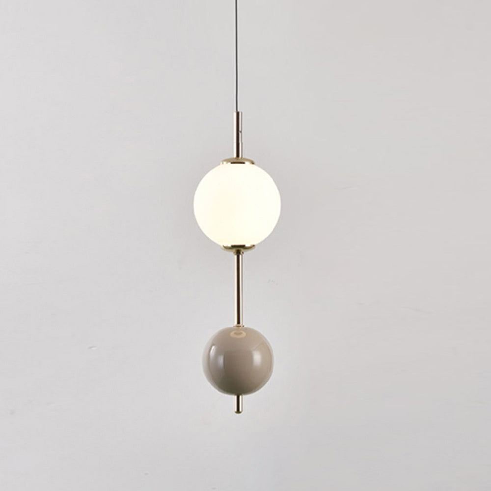 Modern Minimalist Iron Candied Haws Colorful Ball LED Pendant Light For Bedroom