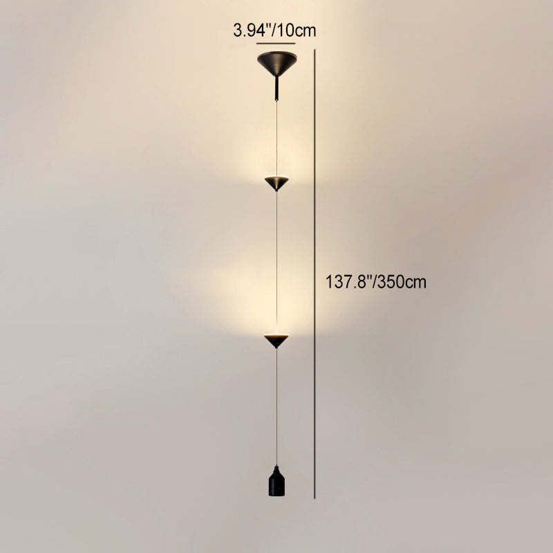Modern Minimalist Electroplated Marble Strips Iron LED Chandelier For Living Room