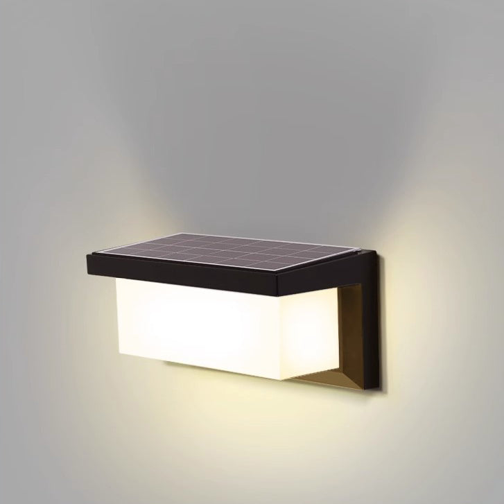 Modern Minimalist Rectangular Waterproof Aluminum LED Wall Sconce Lamp For Outdoor Patio