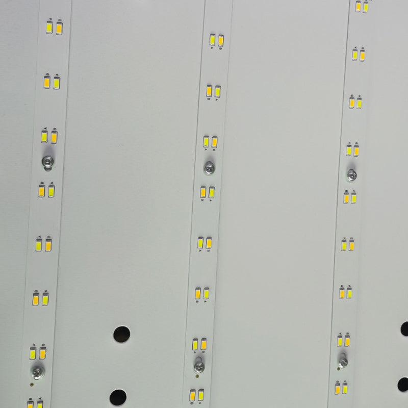伝統的な中国風長方形正方形模様の木製PVC LEDフラッシュマウントシーリングライト(リビングルーム用)
