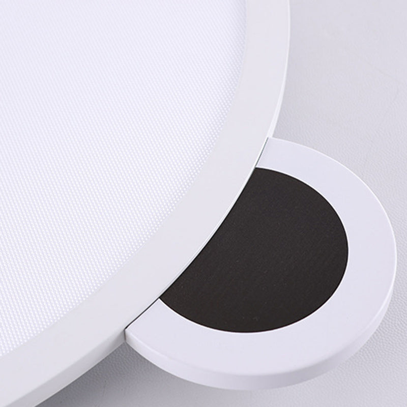 مصباح سقف LED دائري من الألومنيوم والأكريليك بتصميم دب دائري بسيط على شكل دب للأطفال لغرفة النوم