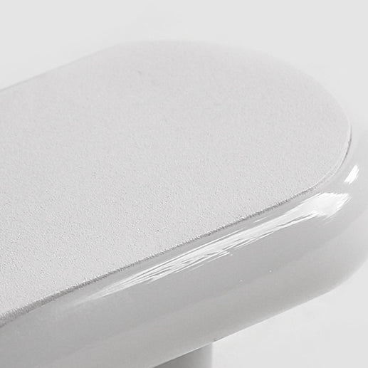 Modern Minimalist Long Oval Spiral Aluminum Silicone LED Wall Sconce Lamp For Living Room