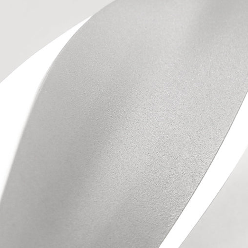 Modern Minimalist Long Oval Spiral Aluminum Silicone LED Wall Sconce Lamp For Living Room