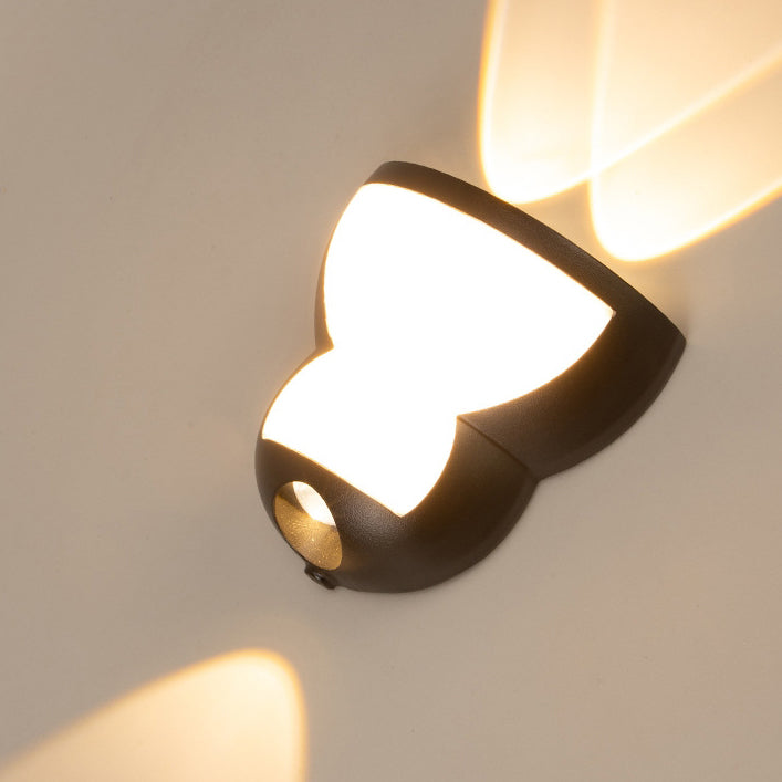 Contemporary Creative Waterproof Gourd Die-Cast Aluminum LED Outdoor Wall Sconce Lamp For Outdoor Patio