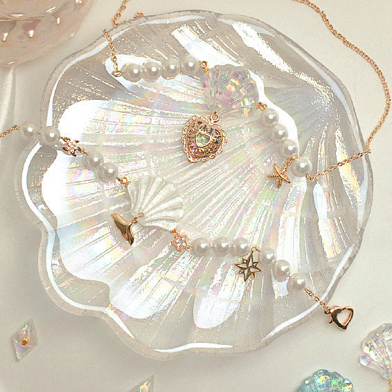 Traditional French Shell Pearl Iron Glass 6/9/12 Chandelier For Living Room