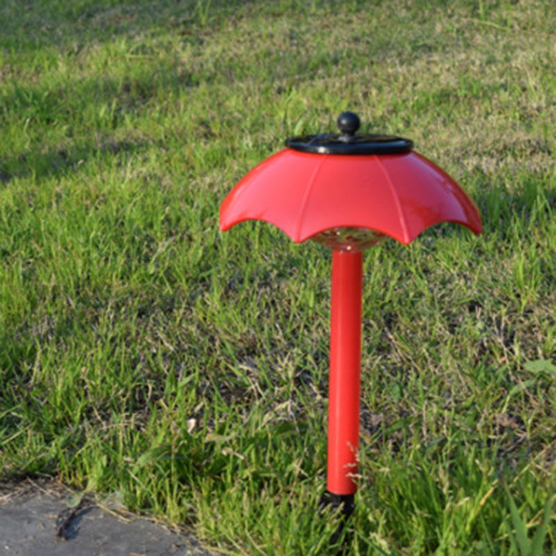 Contemporary Creative ABS Umbrella-Shape Solar Waterproof LED Lawn Insert Light For Outdoor Patio