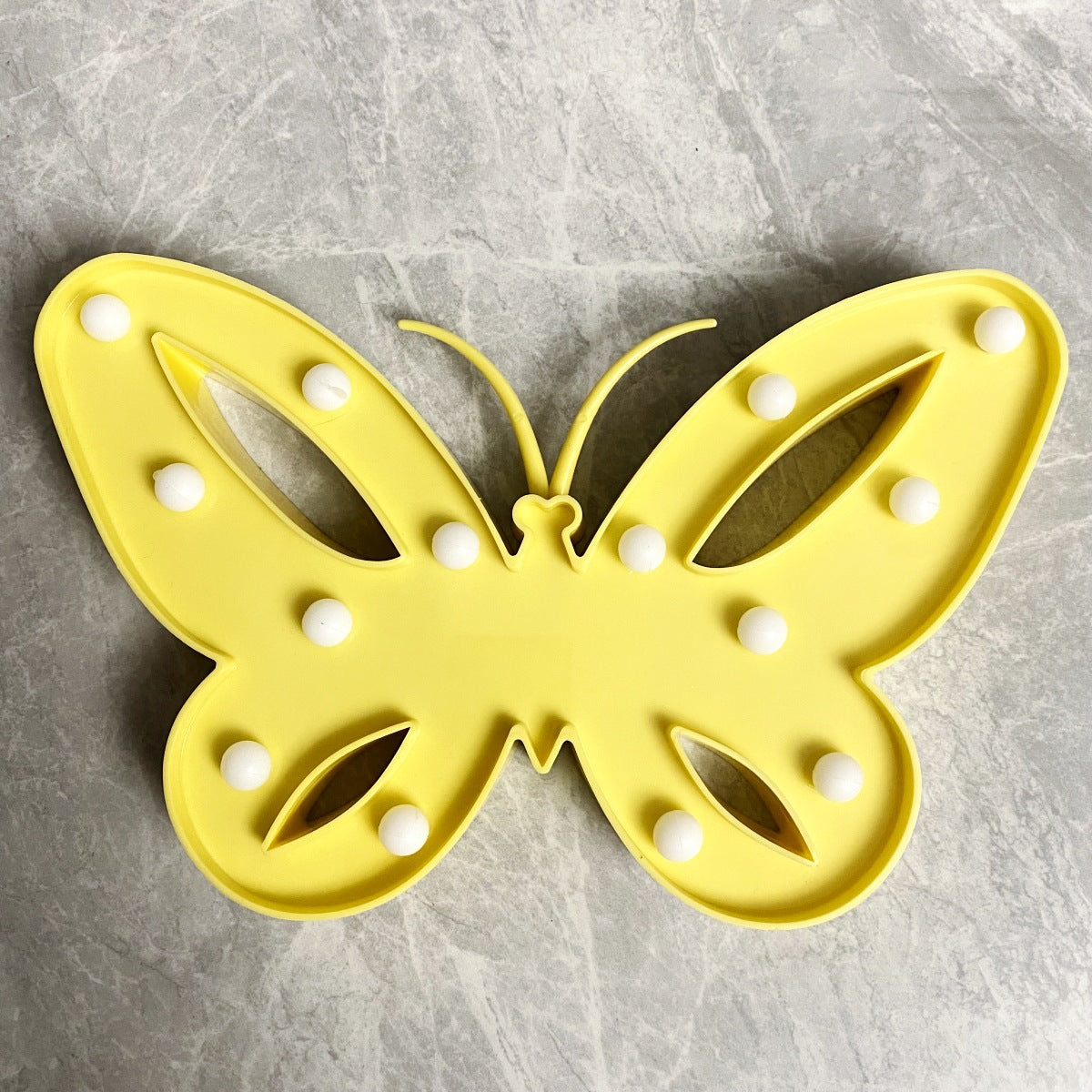 Modern Art Deco Butterfly Shape LED Night Light Table Lamp For Bedroom