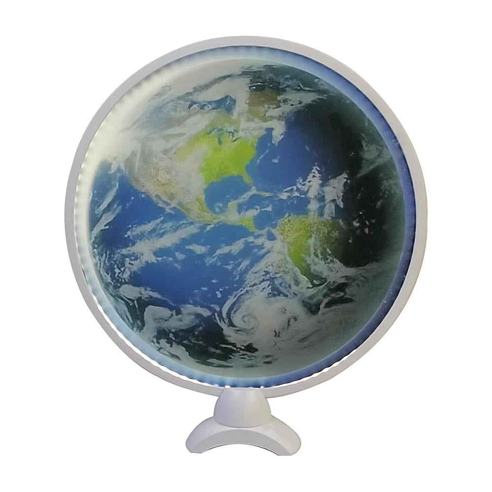 Contemporary Creative Globe Aluminum Acrylic USB LED Table Lamp For Bedroom