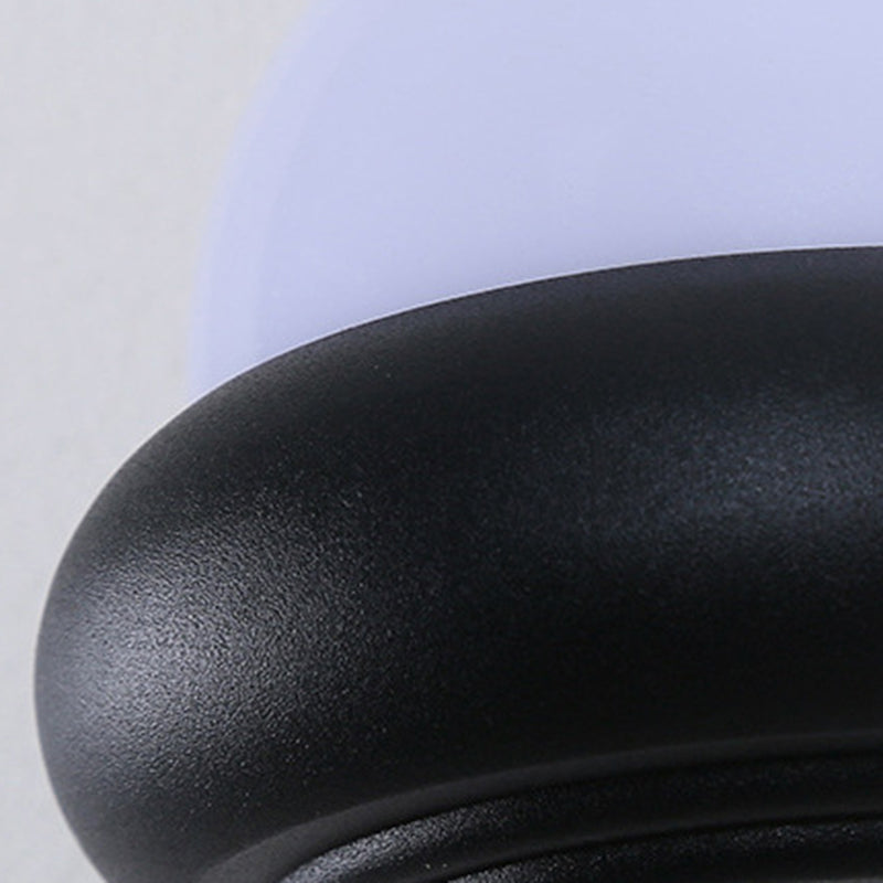 Modern Minimalist Round Aluminum LED Waterproof Wall Sconce Lamp For Outdoor Patio