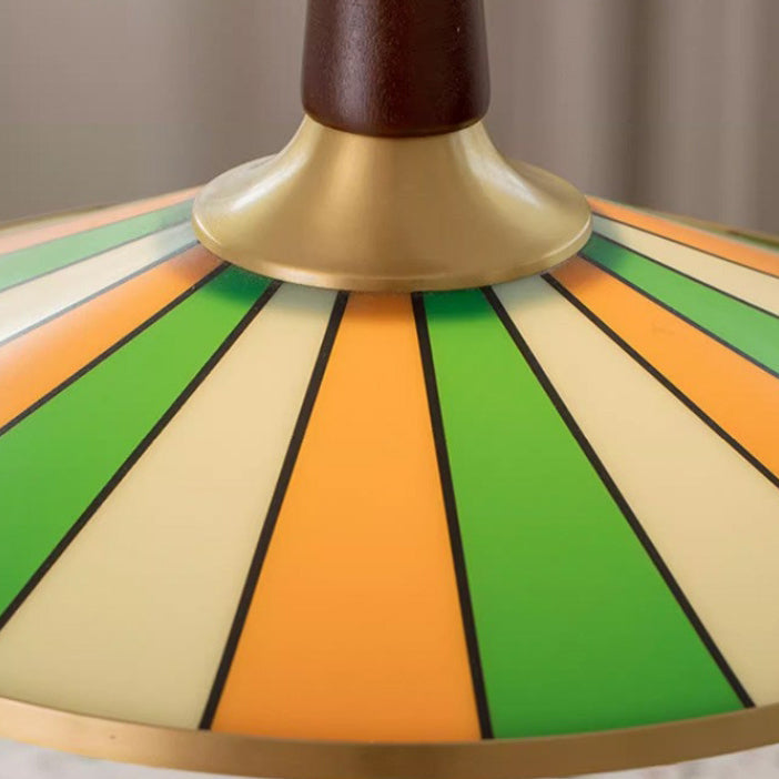 Contemporary Creative Copper Acrylic Flying Saucer Shade LED Pendant Light For Living Room