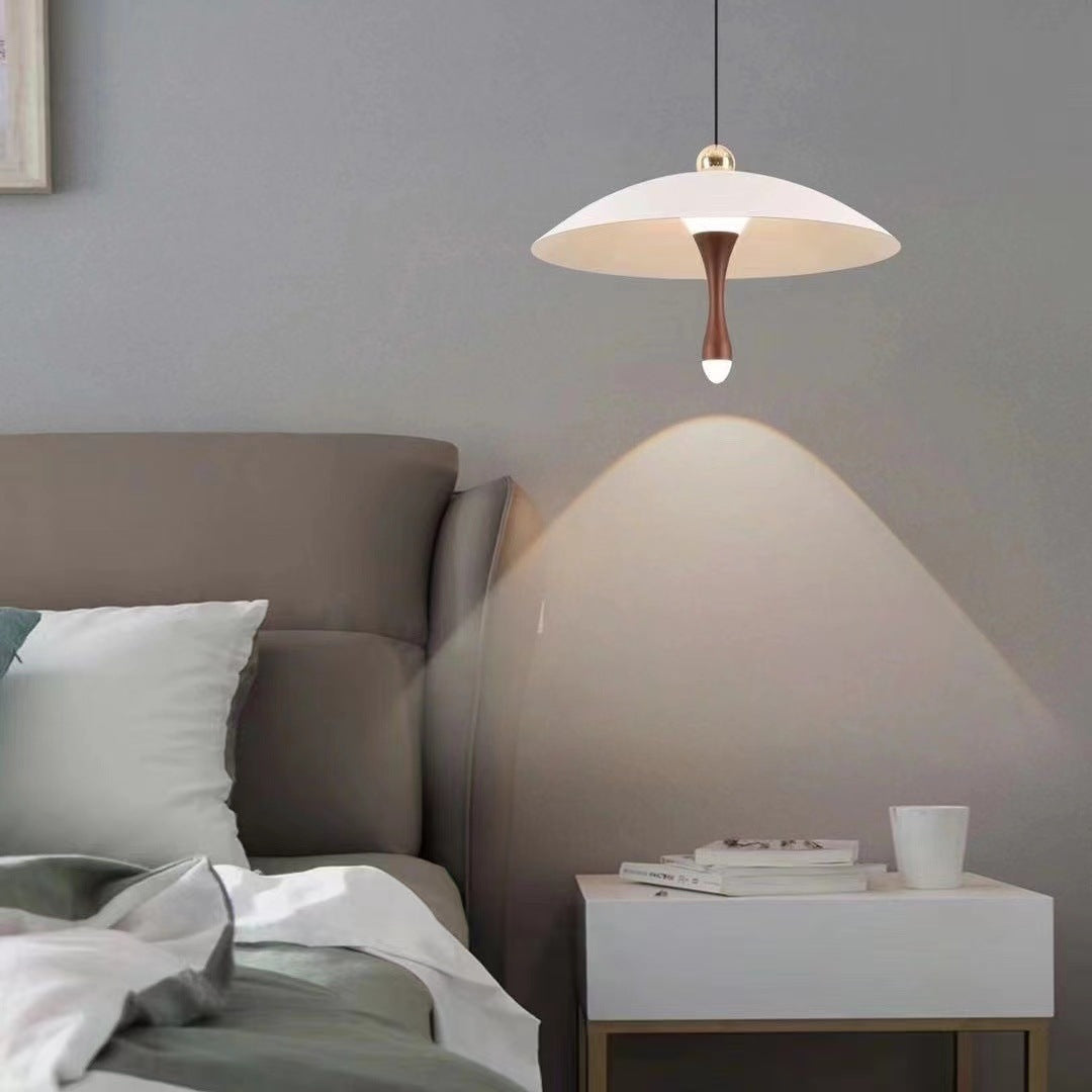 Contemporary Scandinavian Aluminum Acrylic Round LED Pendant Light For Living Room