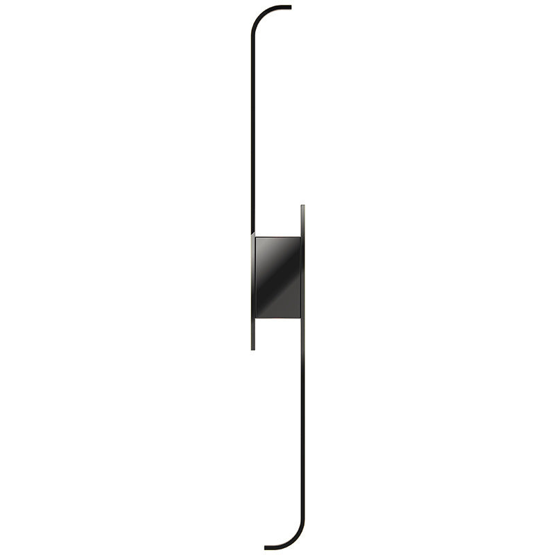 Modern Simplicity Silicone Arc Strip Iron Aluminum LED Wall Sconce Lamp For Bedroom