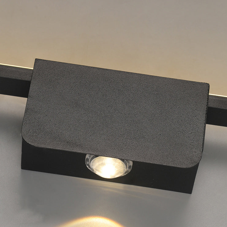 مصباح حائط LED بتصميم عصري بسيط مصنوع من شريط السيليكون والألومنيوم لغرفة المعيشة