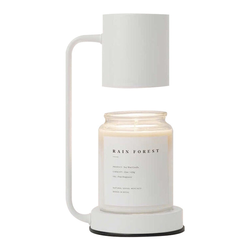Modern Simplicity Iron Cylinder 1-Light Melting Wax Table Lamp For Bedroom