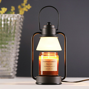Contemporary Simplicity Hardware Glass Conical Shade 1-Light Melting Wax Table Lamp For Bedroom