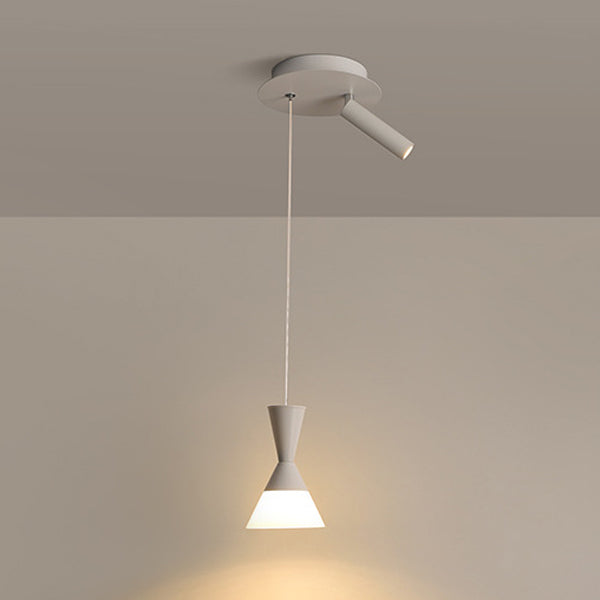 مصباح LED معلق من الحديد والألومنيوم بتصميم عصري من منتصف القرن لغرفة المعيشة