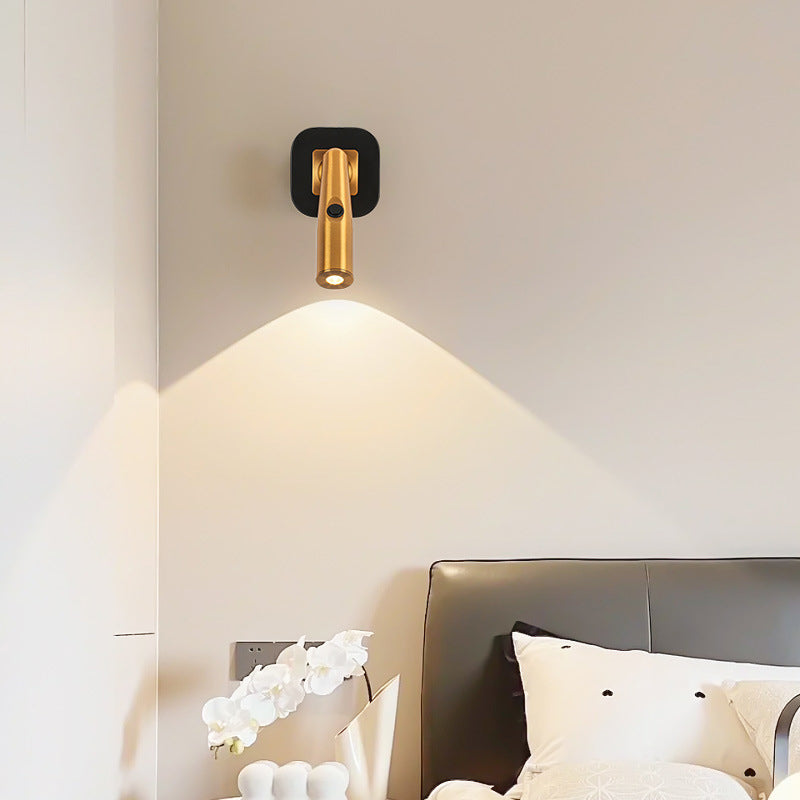 Traditional Colonial Brushed Aluminum Adjustable LED Wall Sconce Lamp Reading Lamp For Bedroom